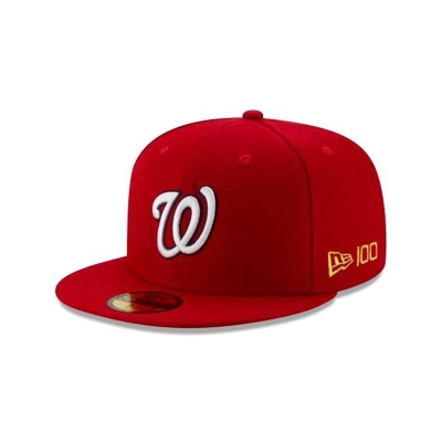 Washington Nationals Gorra | New Era MLB Team Color 59fifty Fitted Cap Mexico - Negros